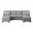 Gray U-Shaped Sectional
