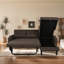 Canapé-lit convertible en forme de L avec lit escamotable et méridienne de rangement - Canapé-lit peu encombrant avec porte-gobelet et poche latérale-245618723