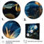 Starry Night Morning Glory Flower 1 - Morning Glory, art mural-1045070770-867789010