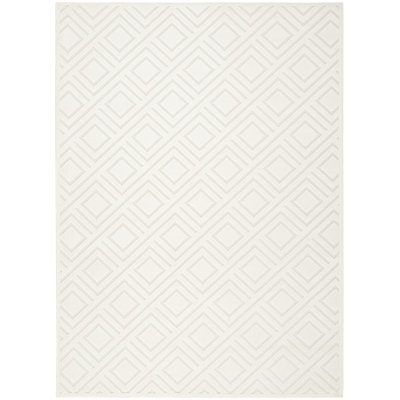 Ebern Designs Garp Ivory Modern Indoor Rug