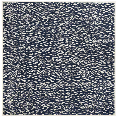 Tapis de performance abstrait tissé à la main Ankit