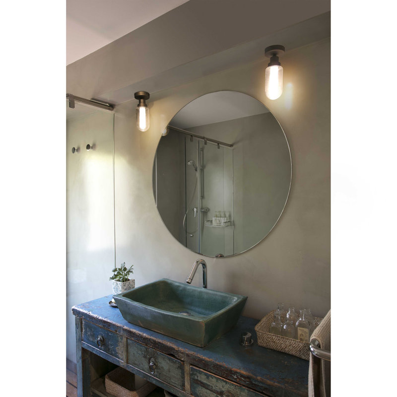 Hythe Glass LED Semi Flush Mount