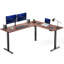 Bureau d'angle électrique VIVO, poste de travail en L-102434971-102434977