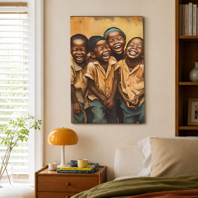 Art africain noir, art riant, enfant noir