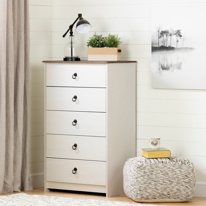 Commode 5 tiroirs l 29,75 po Plenny