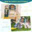 Ensemble de jeu pour enfants 9 en 1, glissoire pour enfants-88713075