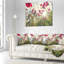 Fleurs de coquelicots sur le pré d'été - coussin à imprimé floral-30613768-30805199