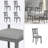 Dining Chairs Only, Wooden Dining Chairs Set Of 4, Kitchen Chair With Padded Seat, Upholstered Side Chair For Dining Room, Living Room-188849127