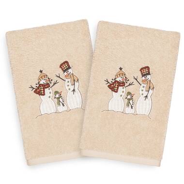 Christmas Waffle Weave Kitchen Towels Hand Towel Sets Buffalo