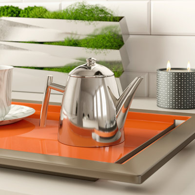 Orren Ellis Guyapi Stainless Steel Solid Colour