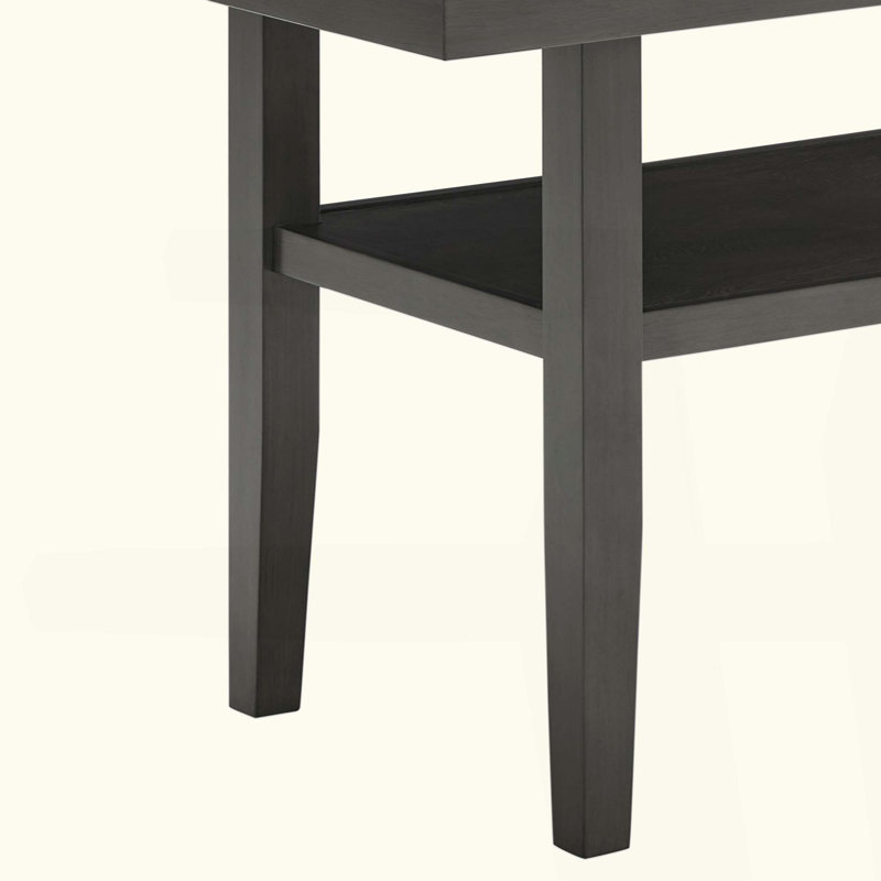 Table de salle à manger rectangulaire avec plateau de rangement en faux marbre