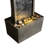 Ergun Tiered LED Illuminated 38.58" H Resin Waterfall Fountain-654256529
