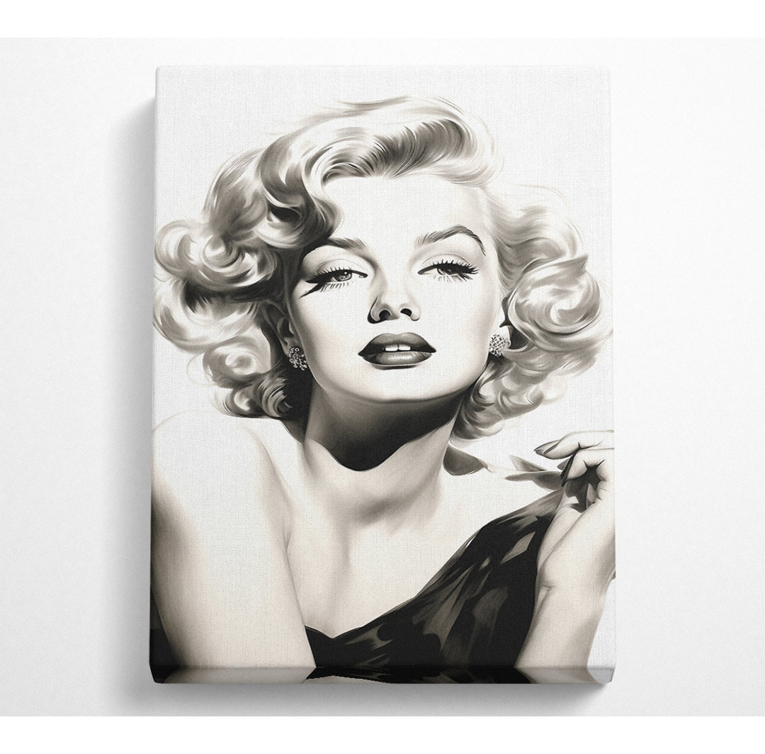 Monroe Beauty - Kunstdrucke auf Leinwand - Wrapped Canvas