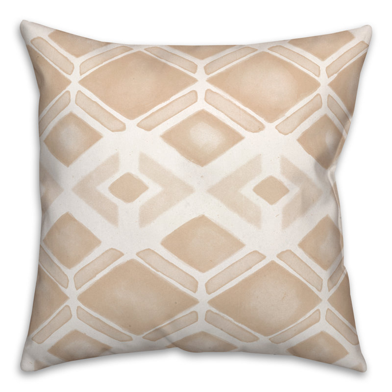  Coussin décoratif intérieur / extérieur, Brun clair