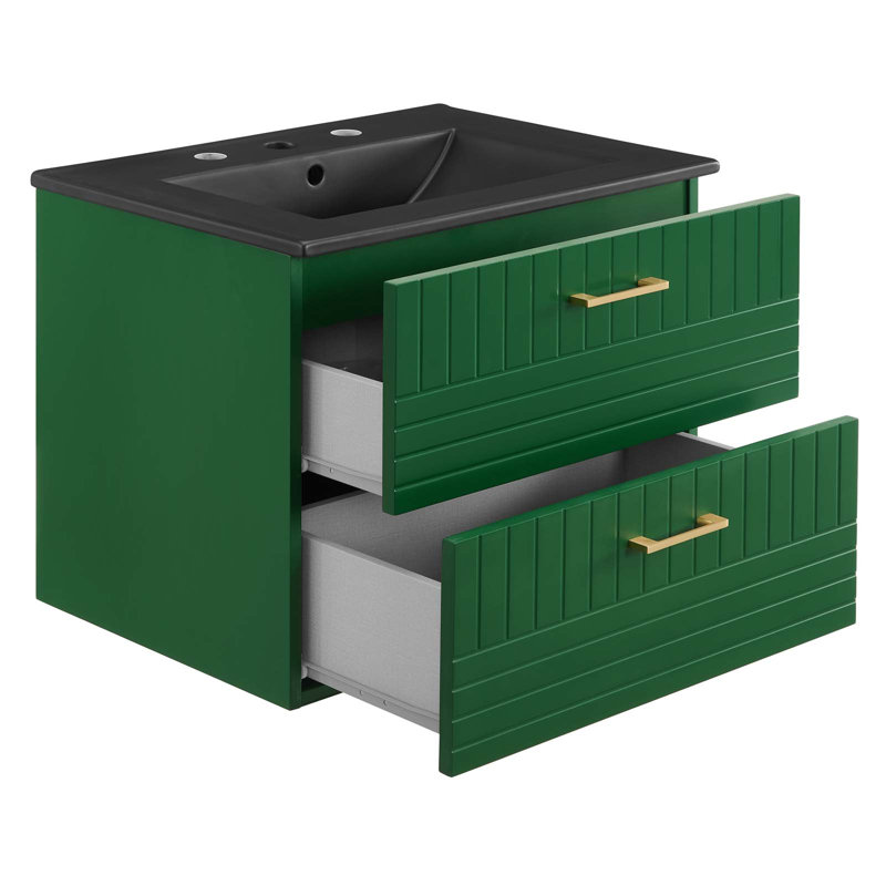 Meuble-lavabo 24 po Day Break par Modway, Vert
