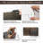 Wooden Mail And Keychain With Key Hook And Mail Sorter