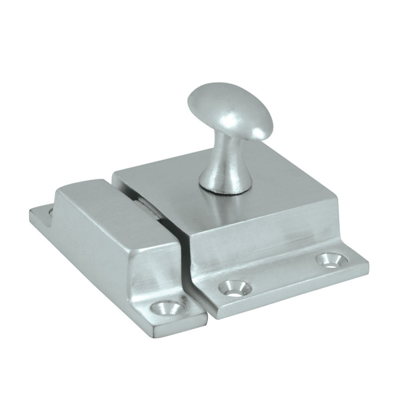 Latch/Catch/Bolt, Brushed Chrome, 2.375" H x 1.5625" W