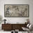 Fake Brown Paint Stroke Texture, Modern Rustic Neutral Artwork, Abstract Extra Large Wall Decor Pictures, Giclee Canvas Digital Print Framed Wall Art-107118395-111666024