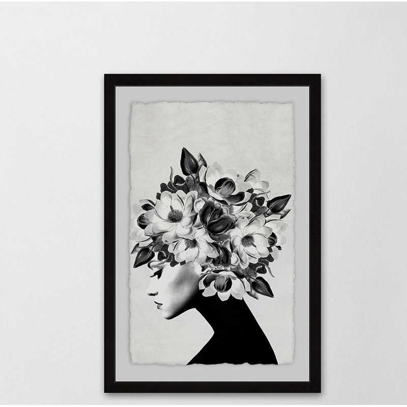 Mysterious by Julia Posokhova - Print, 91cm H x 61cm W x 3.81cm D, Picture Frame with Deckle Edges