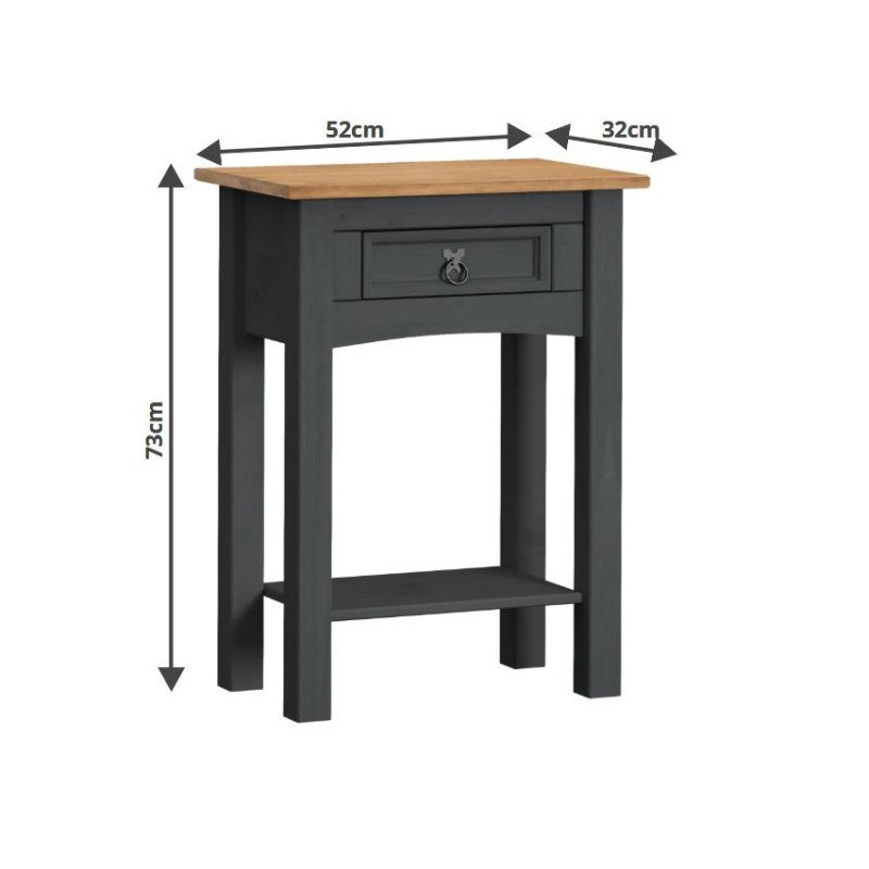 Chiasson Solid Wood End Table