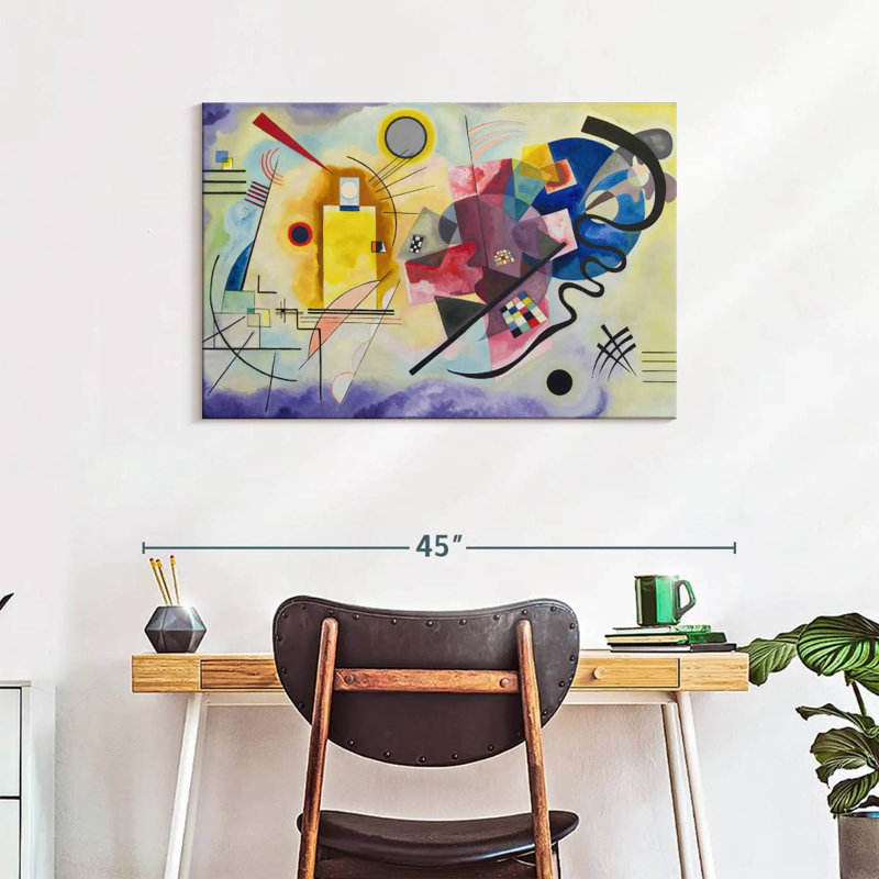 Avery Yellow-Red-Blue, 24" H x 36" W