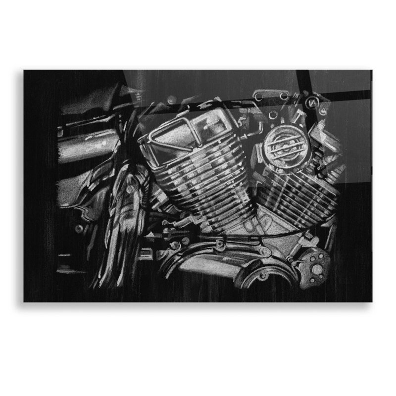 Chrome poli I par Ethan Harper - impression sans cadre, H 12 po x l 16 po x P 0,12 po