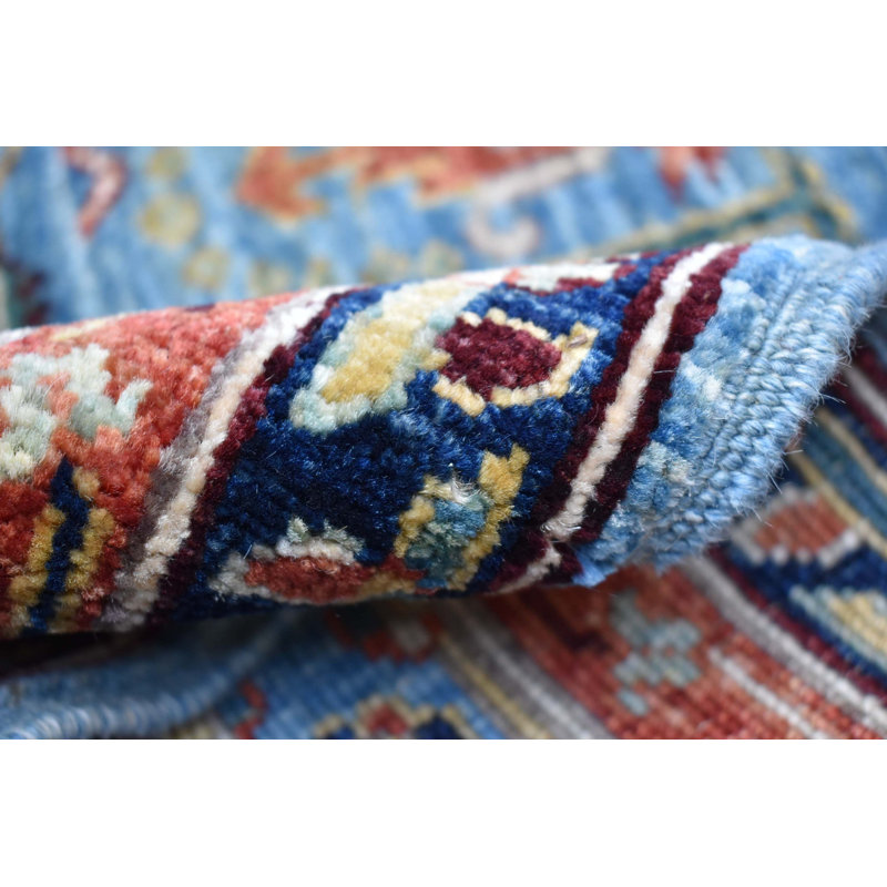 New Turkmen Afghan One-of-a-Kind Runner 2'10" X 8' Area Rug