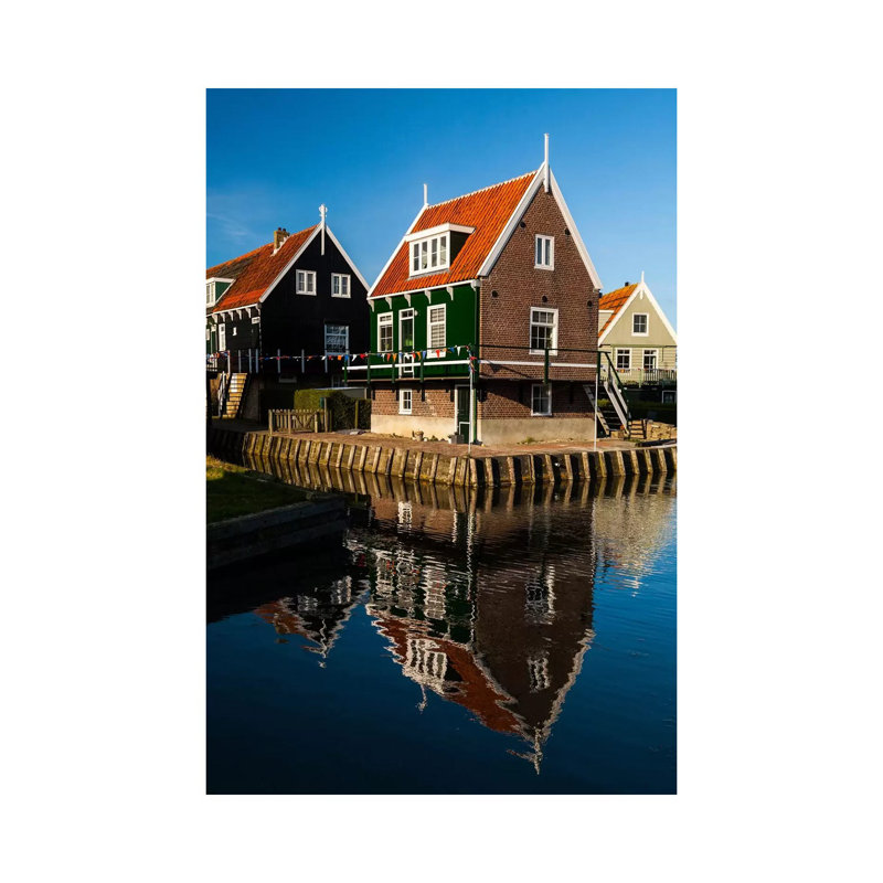 Netherlands, Marken by Mikolaj Gospodarek - Wrapped Canvas Print, 20.32 cm H x 30.48 cm W