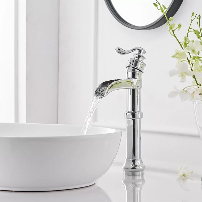 Vessel Sink Faucet Single-handle Bathroom Faucet, Polished Chrome