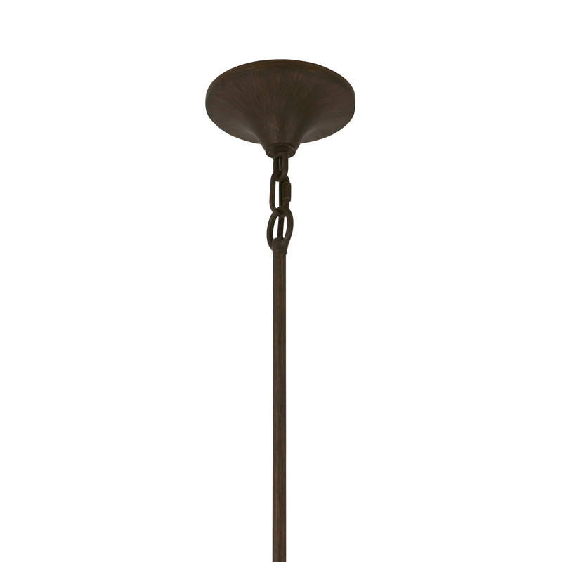 Malinda 6-Light Chandelier in Bark by Breegan Jane
