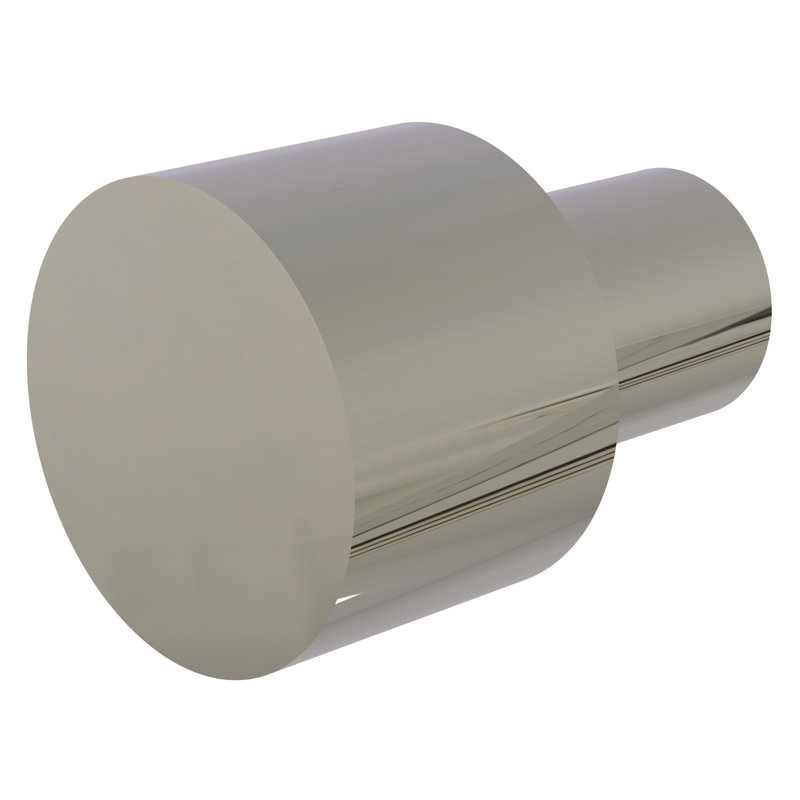 Ballenas Cylindrical Knob, Polished Nickel