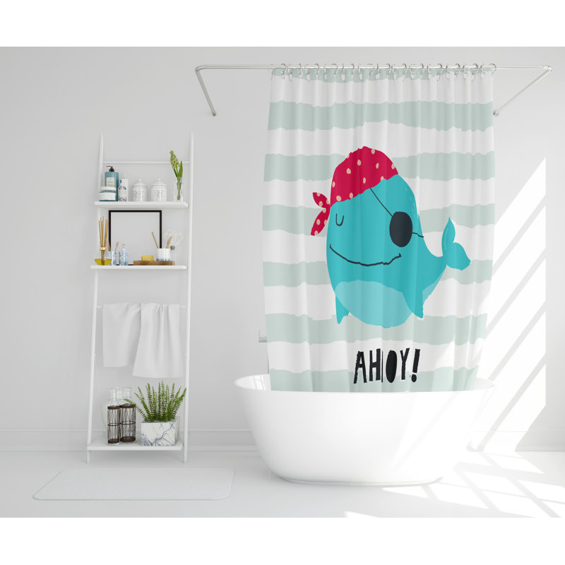 Dallastown Polyester Shower Curtain Set, 168cm H x 168cm W