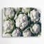 Art mural en métal légumes chou-fleur beige-1894672560