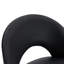 De 2 tabourets de bar rotatifs à 360 °, revêtement en polyuréthane moderne et structure en métal noir, pour une utilisation multiple dans le bureau à domicile, conception ergonomique, chaises faciles à assembler (paire), pieds de siège, espaces variés pour de longues heures,