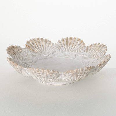 Sullivans Shell Bowl 3.75"H; Cream