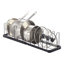 Tower Yamazaki Home Adjustable Lid & Pan Organizer, Kitchen Drawer Storage Shelf Rack, Steel