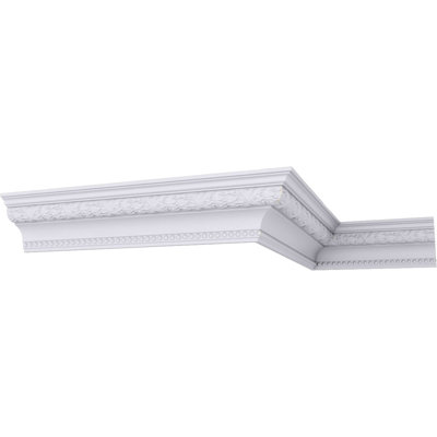 Moulure couronnée Dublin H 4 1/2 po x P 3 3/4 po x F 6 po x L 94 1/2 po