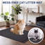 Tapis de litière en silicone de qualité alimentaire - Bac à litière pour chat imperméable et résistant à l'usure avec base antidérapante, doux pour les pattes, pour garder votre maison bien rangée-134546857