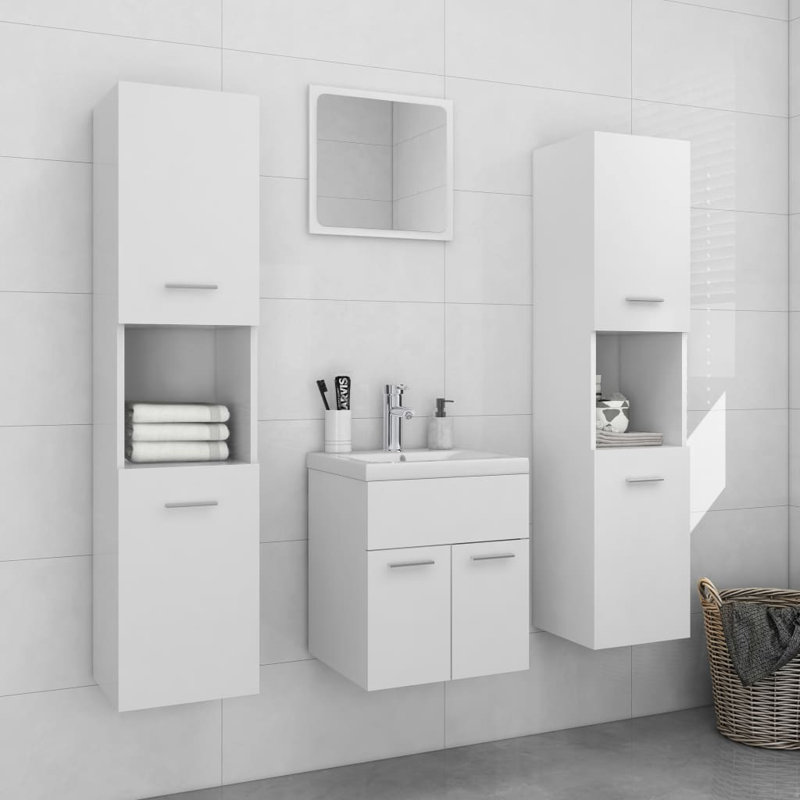 Geltrude Bathroom Furniture Suite, White