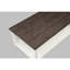 Table basse contemporaine contemporaine brun et blanc avec, pour salon et table