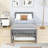 Twin Size Platform Bed Frame with Trundle-1740958625