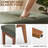 43.3" W Faux Leather Upholstered Bench with Solid Wood Legs-660791421