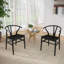 45cm H Solid Wood Slat Back Stacking Armchair-602694372