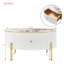 Table basse moderne avec 2 grands tiroirs de rangement Modern (31,5 po)