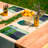 Polyester Abstract Rectangle Placemat