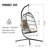 Hanging Egg Chair With Stand-1670623157