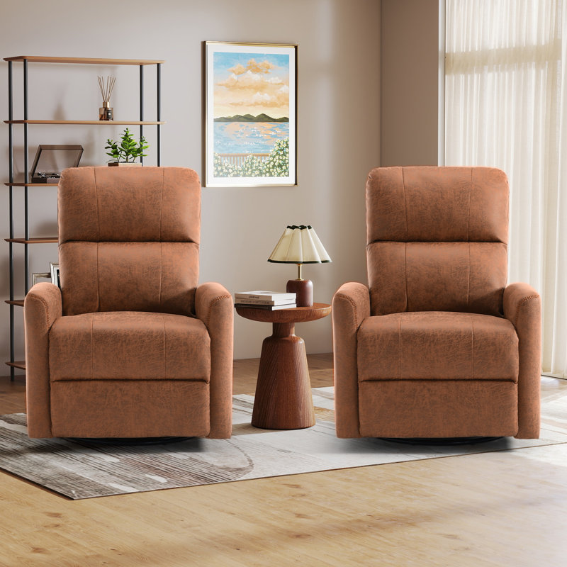 Siège de cinéma maison inclinable 30,7 po, Brun caramel