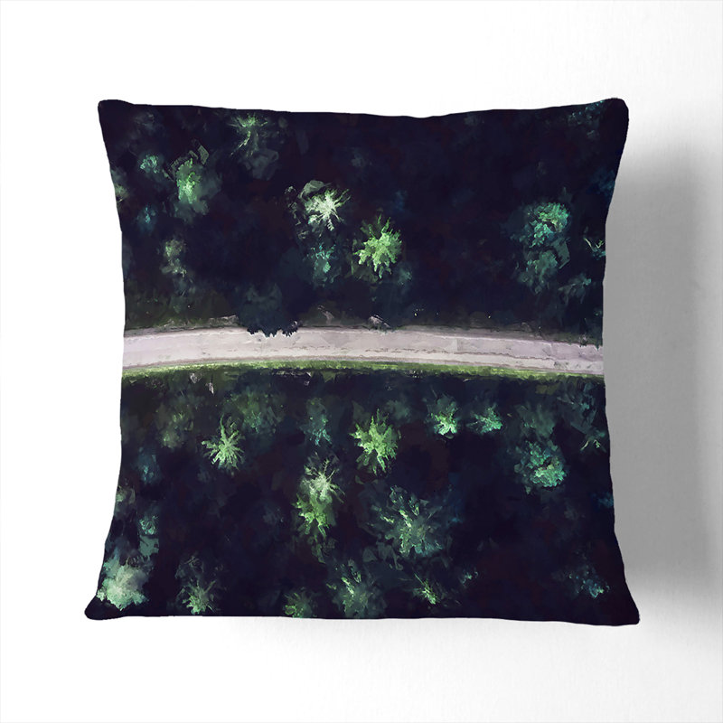 Square Throw Cushion, 40cm H x 40cm W x 15cm D