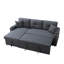 Canapé-lit modulaire convertible en L avec méridienne de rangement et lit escamotable-993423013