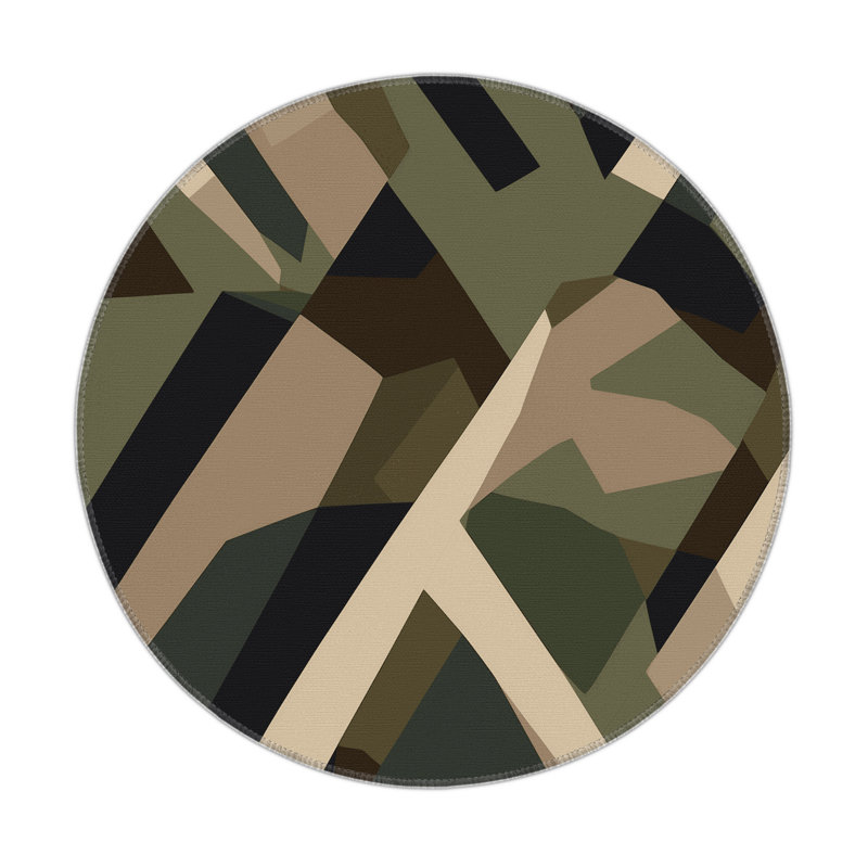 Lattice Scope Indoor And Outdoor Area Rug, Round 5'
